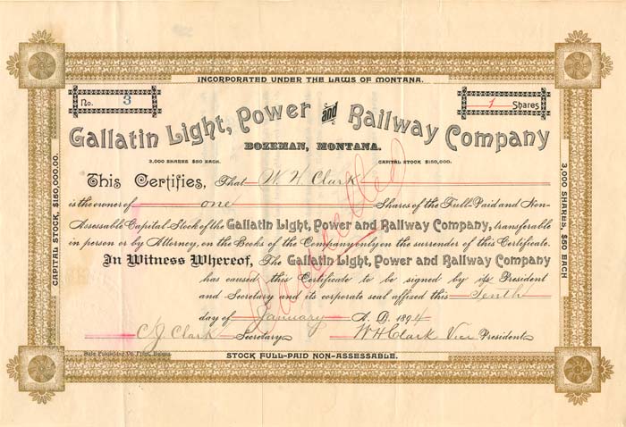 Gallatin Light, Power and Railway Co.